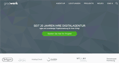 Desktop Screenshot of gradwerk.de